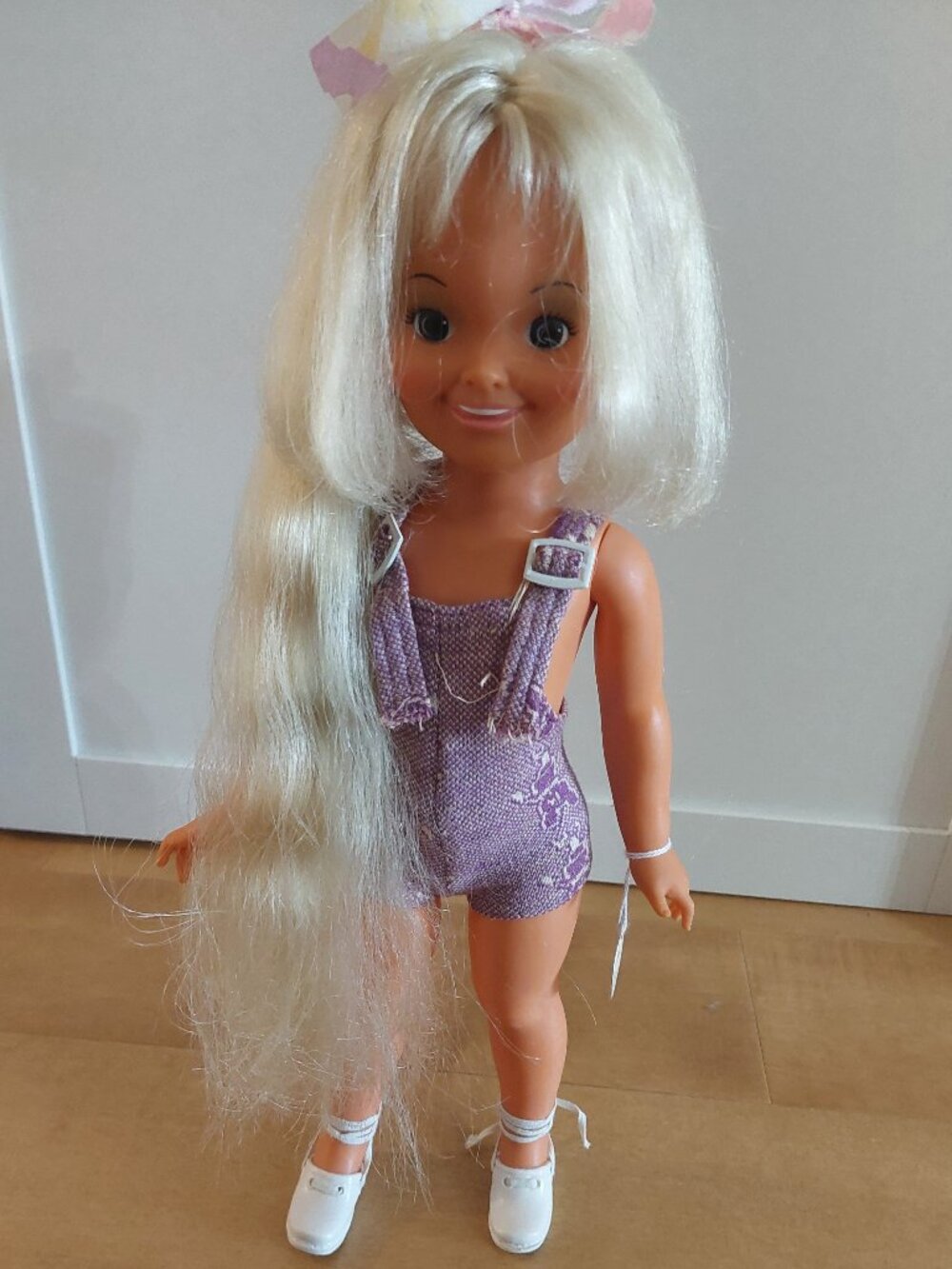Vintage 70s Ideal Dina Suntan 15" Doll Crissy Family Outfit Shoes